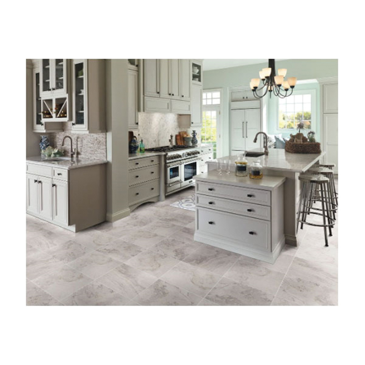 Napa Ceramic Tile, Msi, 12 in W x 24 in L, Rectified Edge, Gray Light, Commercial, Residential - 2