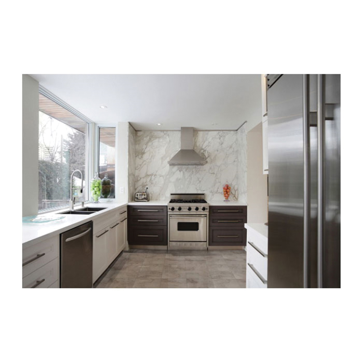 Napa Ceramic Tile, Msi, 12 in W x 24 in L, Rectified Edge, Gray Light, Commercial, Residential - 4