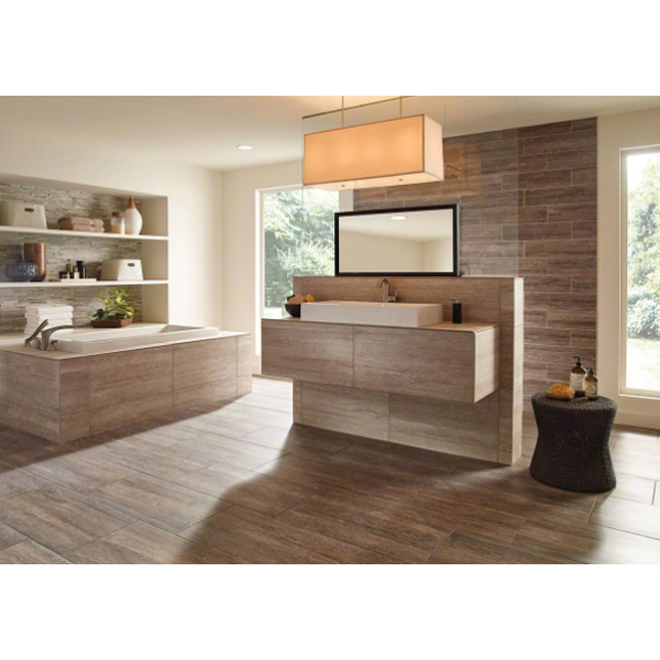 Veneto Porcelain Tile, Msi, 12 in W x 24 in L, Pressed Edge, Sand - 4