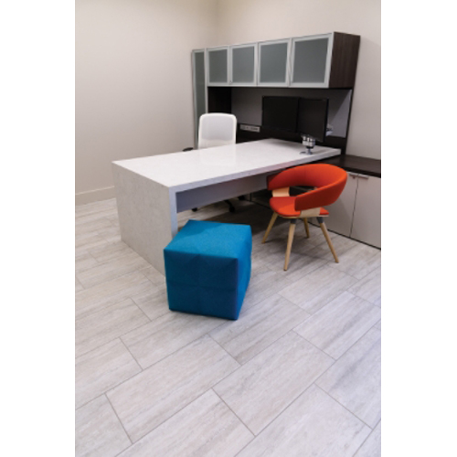 Veneto Porcelain Tile, Msi, 12 in W x 24 in L, Pressed Edge, White - 4