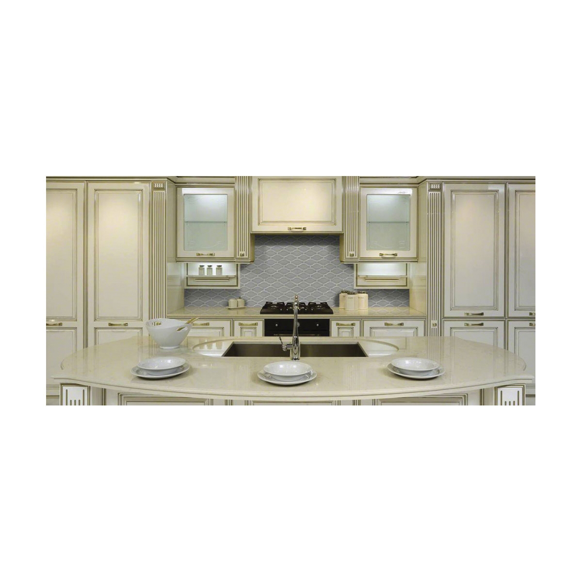 Highland Park Mosaic Tile, Msi, Ceramic Porcelain, Contemporary, 14 in L, 11 in W - 2