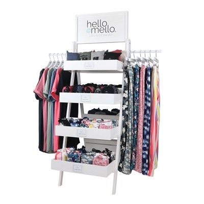 hello mello Dreamscape HMDSPCNSM Cat Nap Lounge Pants, S/M, Polyester/Spandex, Gray, Drawstring Closure - 3