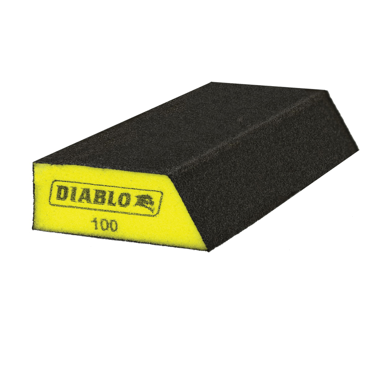 DFBANGBFIN02G Sanding Sponge, 8 in L, 3 in W, 100 Grit, Fine, Aluminum Oxide Abrasive