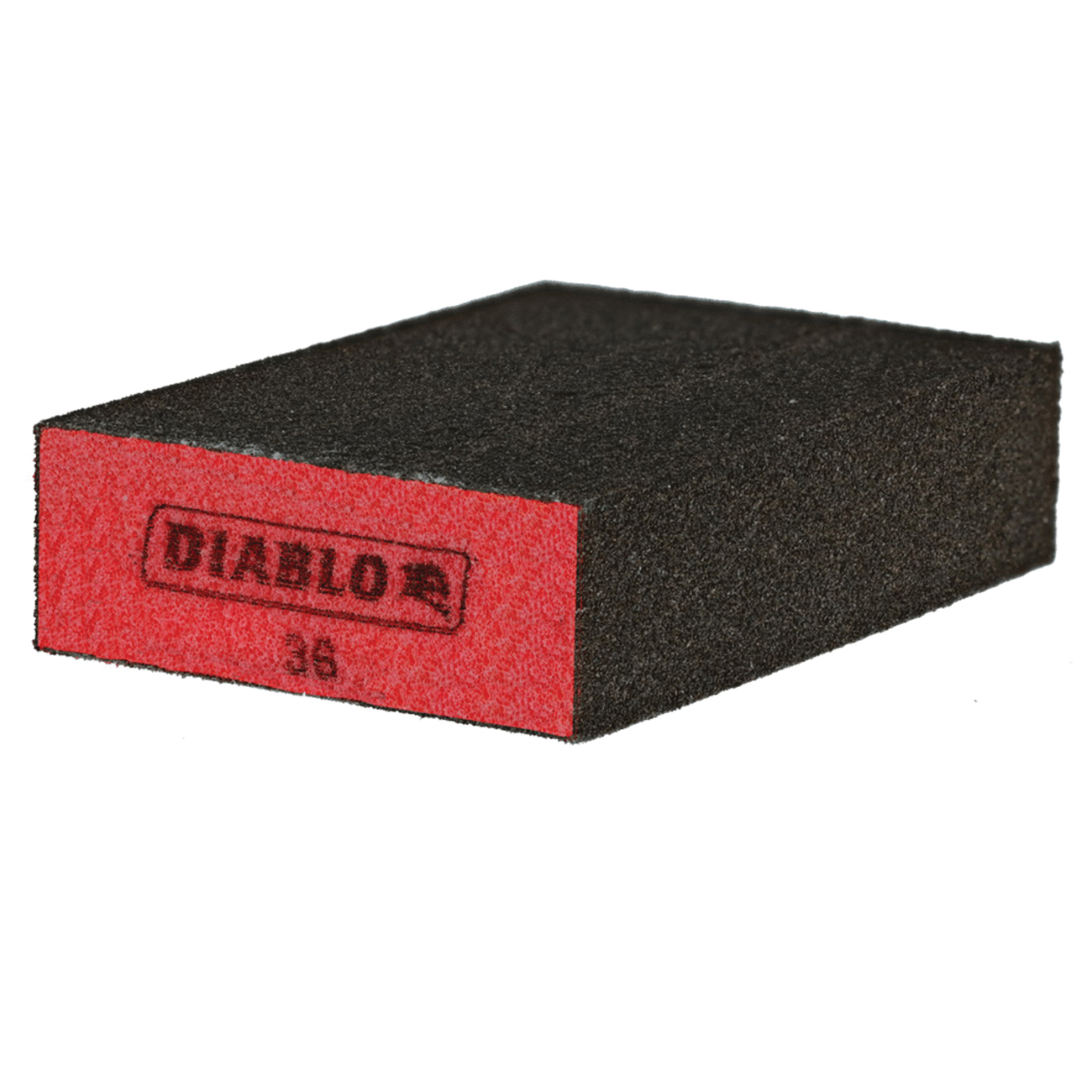 DFBBLOCCRS03G Sanding Sponge, 4 in L, 2-1/2 in W, 36 Grit, Coarse, Aluminum Oxide Abrasive