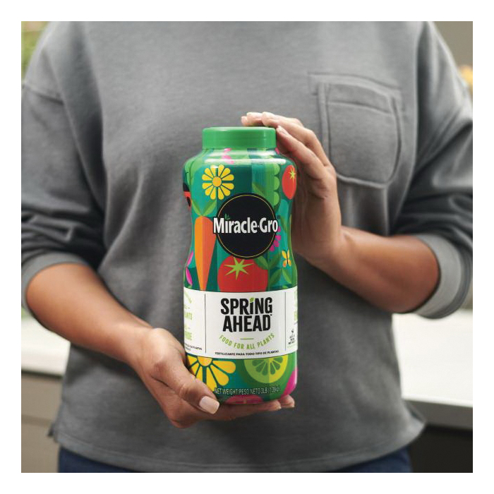 Miracle-Gro Spring Ahead 3009610 Plant Food, 3 lb Bottle, Solid, 15-5-10 N-P-K Ratio