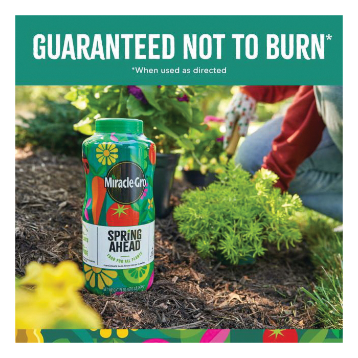 Miracle-Gro Spring Ahead 3009610 Plant Food, 3 lb Bottle, Solid, 15-5-10 N-P-K Ratio