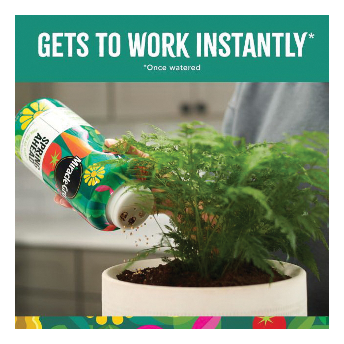 Miracle-Gro Spring Ahead 3009610 Plant Food, 3 lb Bottle, Solid, 15-5-10 N-P-K Ratio