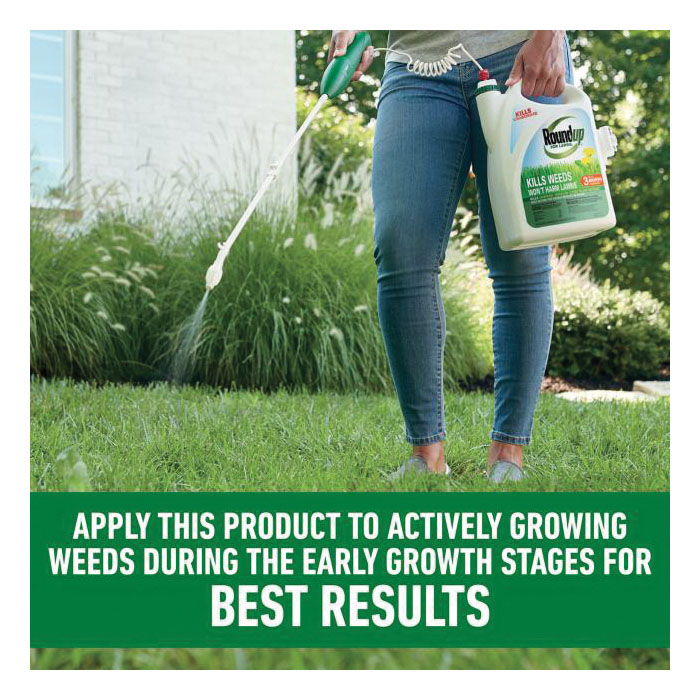 Roundup 5020210 Weed Killer, Liquid, Spray Application, 1.33 gal - 3