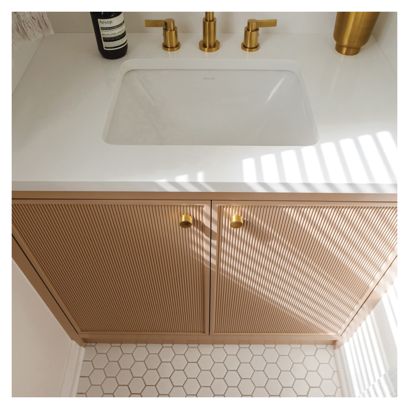 Le Cafe Mosaic Tile, Bedrosians Tile & Stone, Ceramic Porcelain, Hexagon, 11 in L, 12-3/4 in W - 4