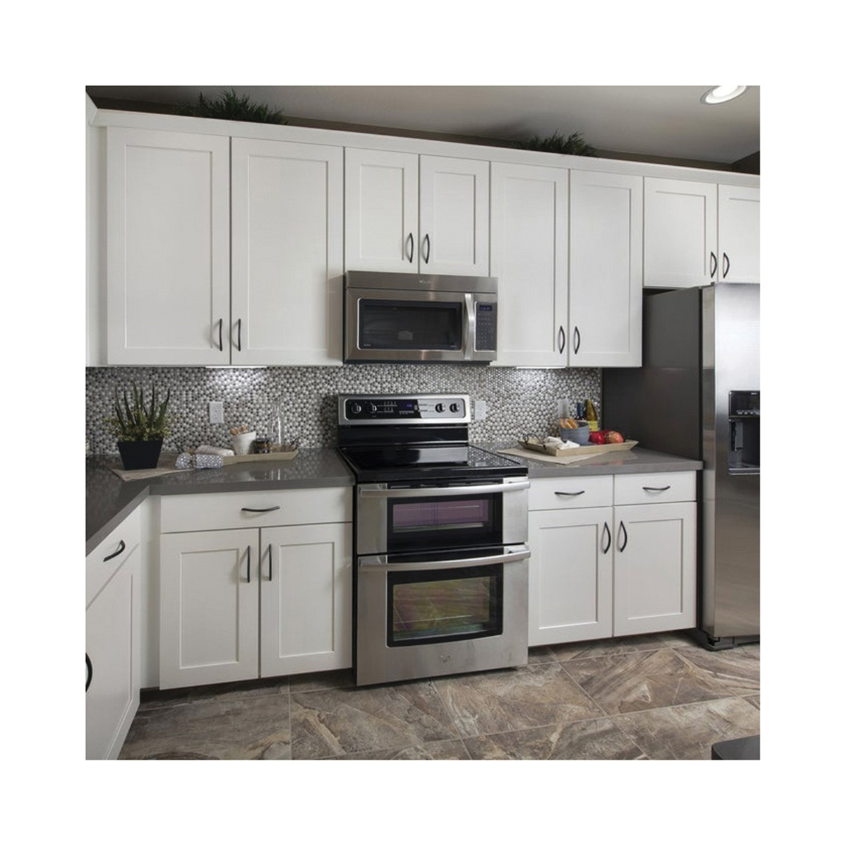 EURASIA Porcelain Tile, Emser Tile, 12 in W x 24 in L, Pressed Edge, Eurasia Cafe - 3