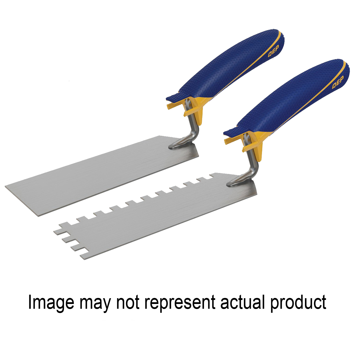 42112 Margin Trowel, 6 in L Blade, 2 in W Blade, Steel Blade, Comfort Grip, Non-Slip Handle, Plastic/Rubber Handle