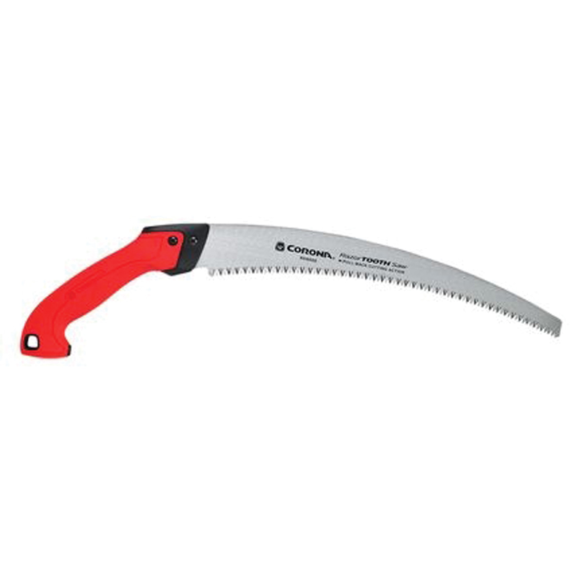 CORONA RS16020 Curved Pruning Saw, 14 in Blade, SK5 Steel Blade, 6 TPI, Rubber Handle, Non-Slip Handle