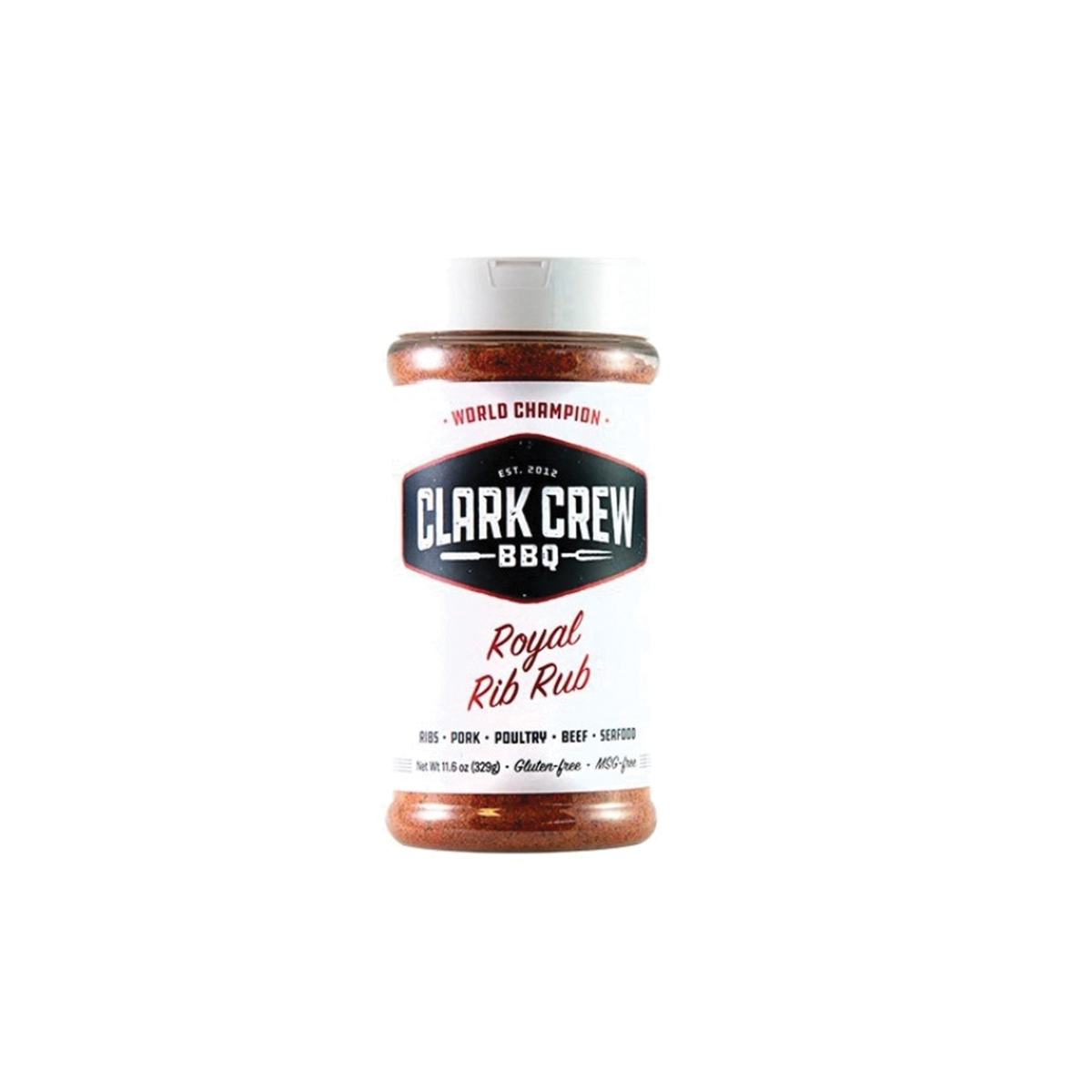 Clark Crew CL00312 BBQ Royal Rib Rub, 11.6 oz