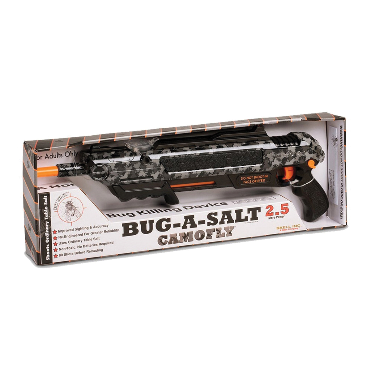 Bug-A-Salt BS2.5-BLCA Insect Pump Salt Shotgun, Black/Cam