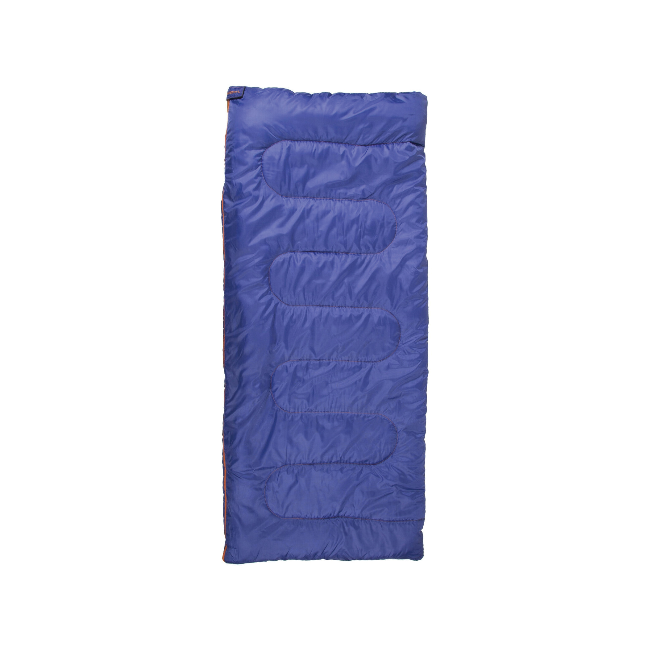 520-100 Redwood Sleeping Bag, 75 in L, 33 in W, Rectangular, Nylon/Polyester, Blue