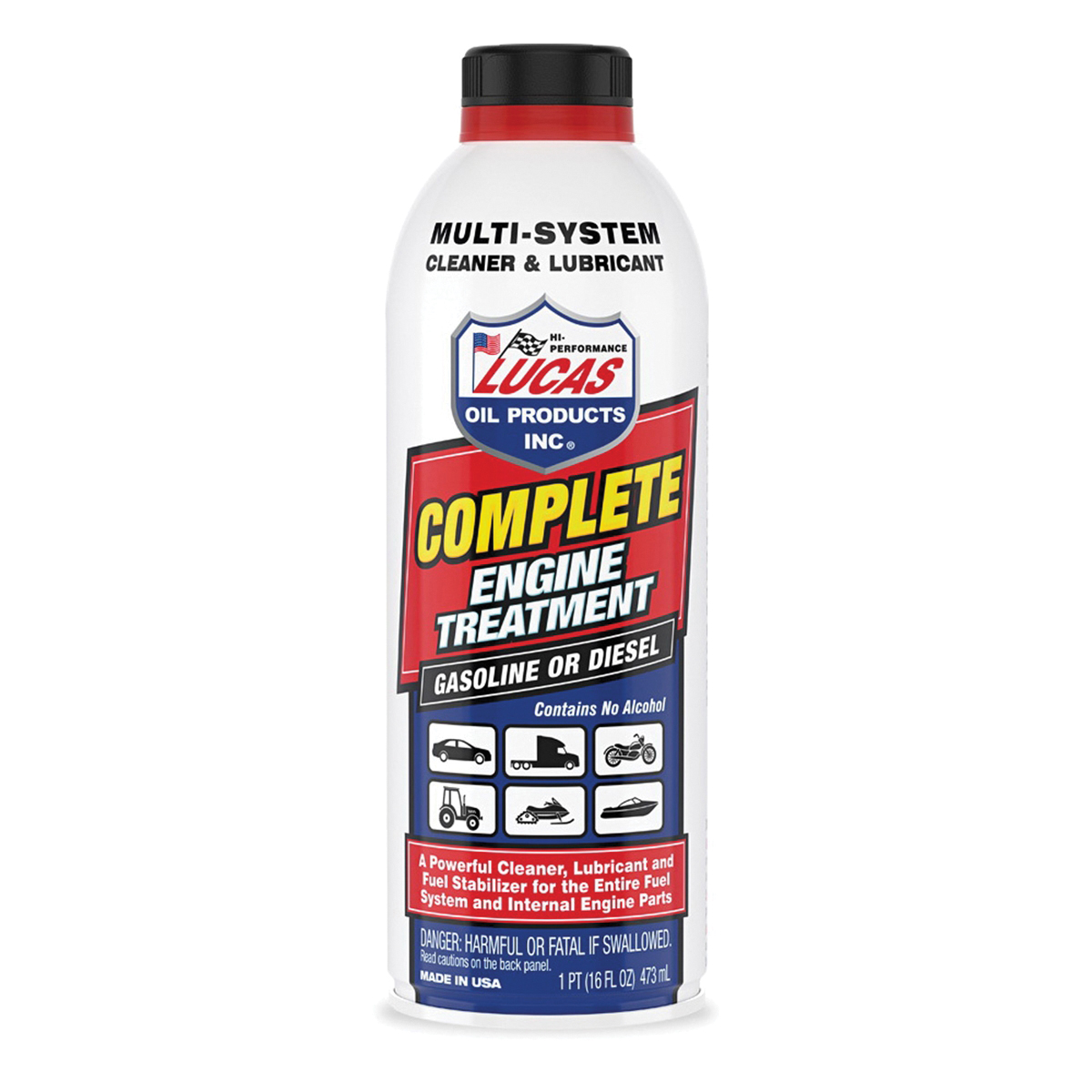 10016 Complete Engine Treatment, 16 oz Bottle