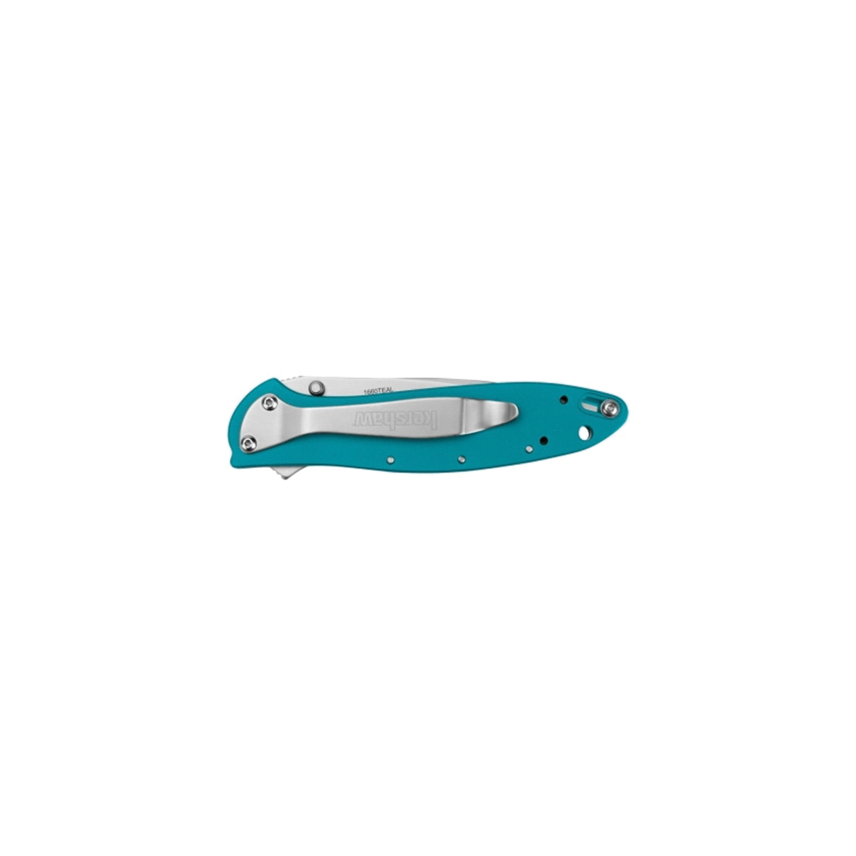 Kershaw Leek Series 1660TEAL Pocket Knife, 3 in L Blade, Stainless Steel Blade, Comfort Grip Handle, Teal Handle - 2