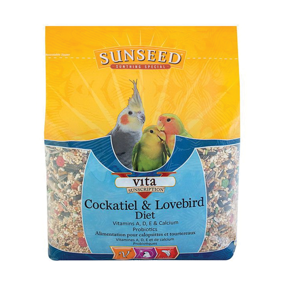 Sunseed 25012 Bird Food, Pellet, 2.5 lb - 2