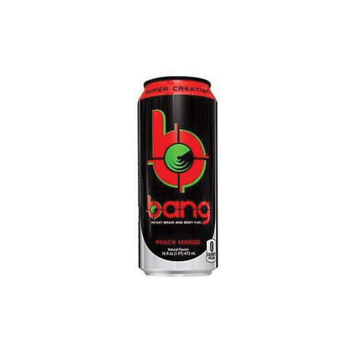 168935 Energy Drink, Liquid, Peach Mango Flavor, 16 oz Can