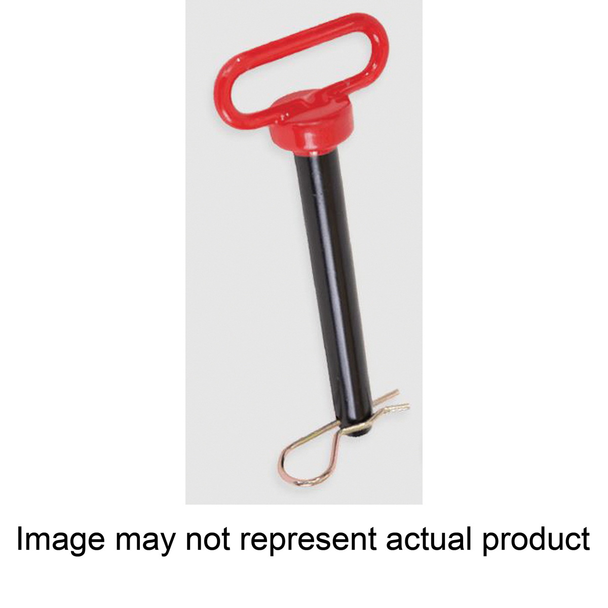 4011313 Handle Hitch Pin, 5/8 in Dia Pin, 4 in L Usable, 2 Grade, Carbon Steel, Vinyl Coated