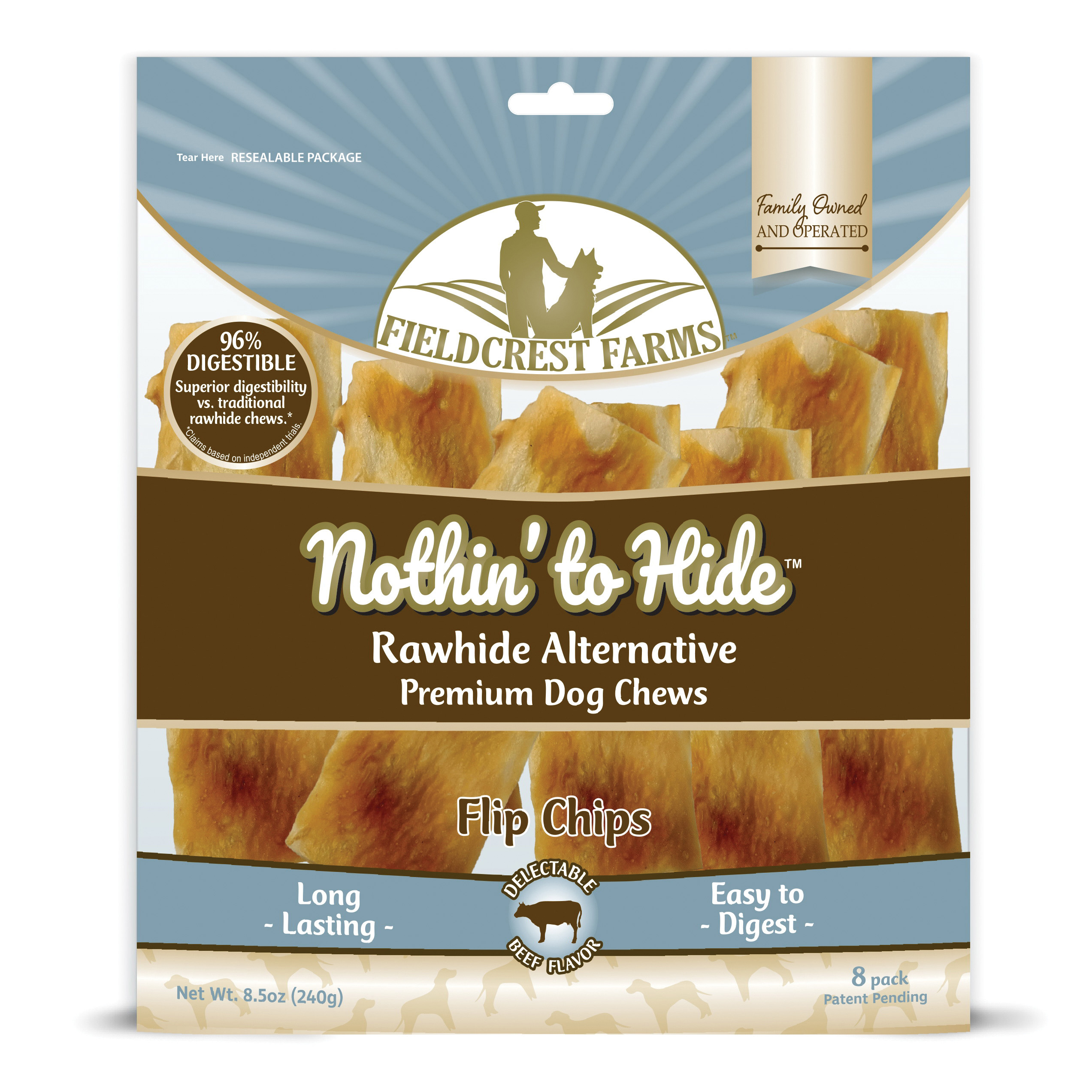 Spot Nothin' to Hide 156 Flip Chips, Beef Flavor