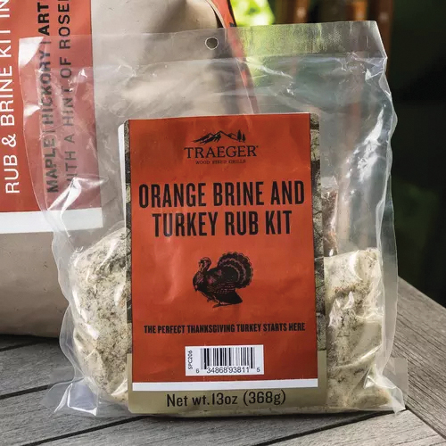 Traeger SPC206 Orange Brine and Turkey Rub Kit, Orange Flavor, 13 oz Bag - 5