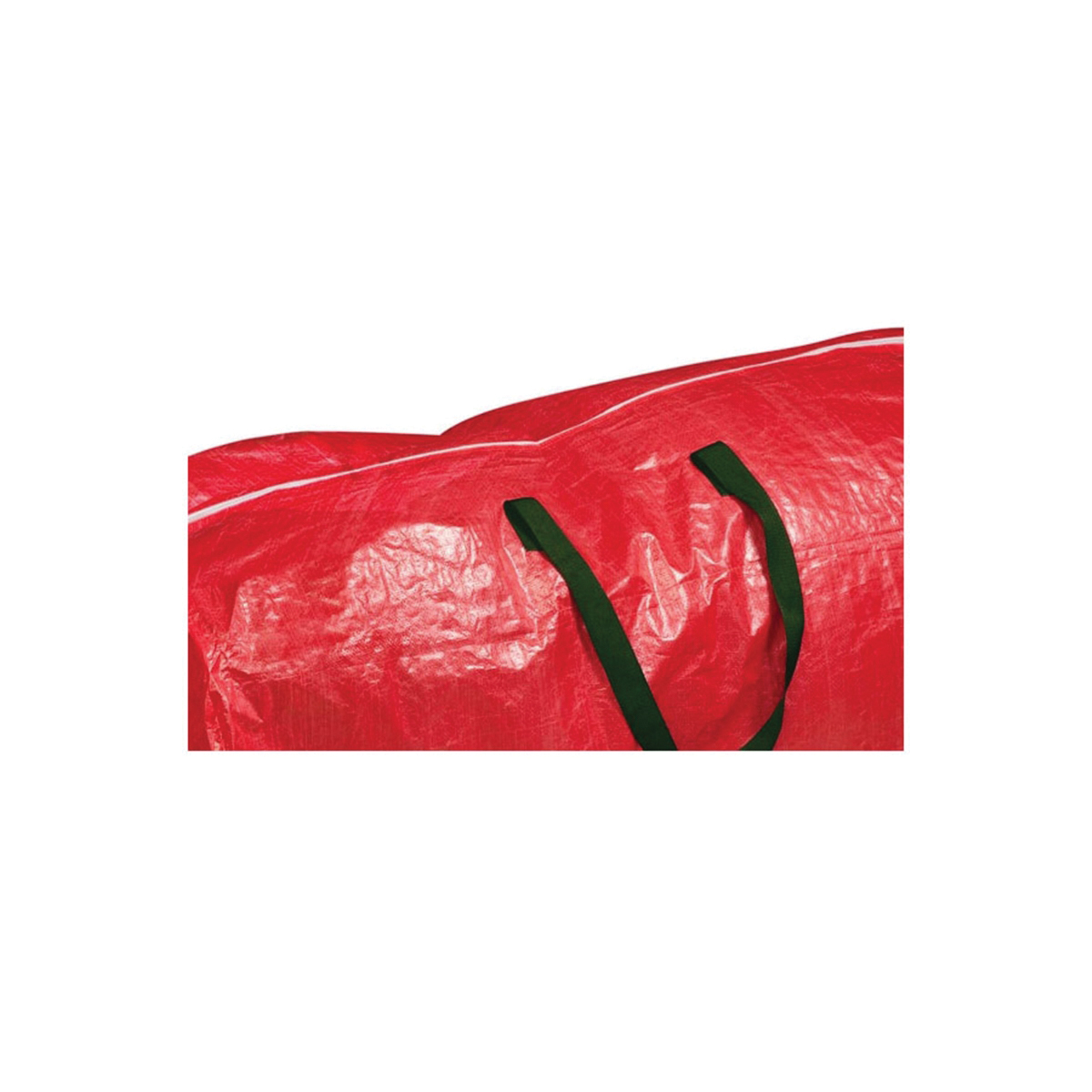 Honey-Can-Do SFT-08361 Christmas Tree Storage Bag, L, 7 ft Capacity, Polyethylene, Red - 3