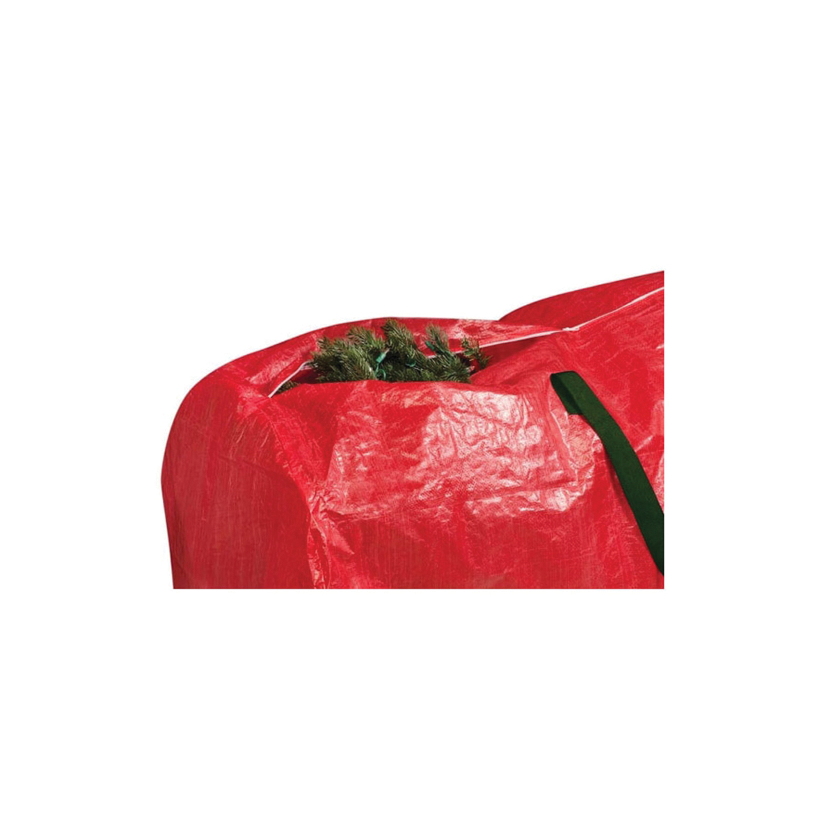 Honey-Can-Do SFT-08361 Christmas Tree Storage Bag, L, 7 ft Capacity, Polyethylene, Red - 4