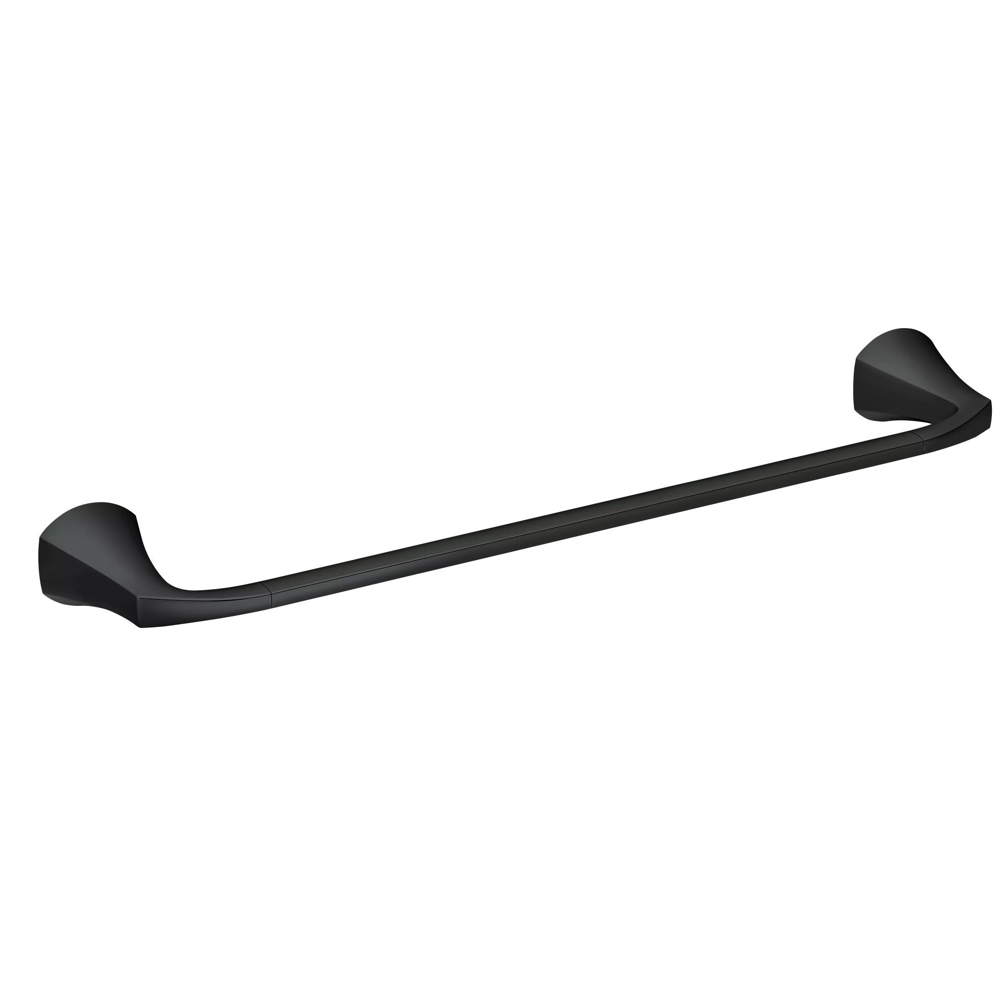 Lindor Series MY8724BL Towel Bar, 24 in L Rod, Brass/Zinc, Matte, Wall