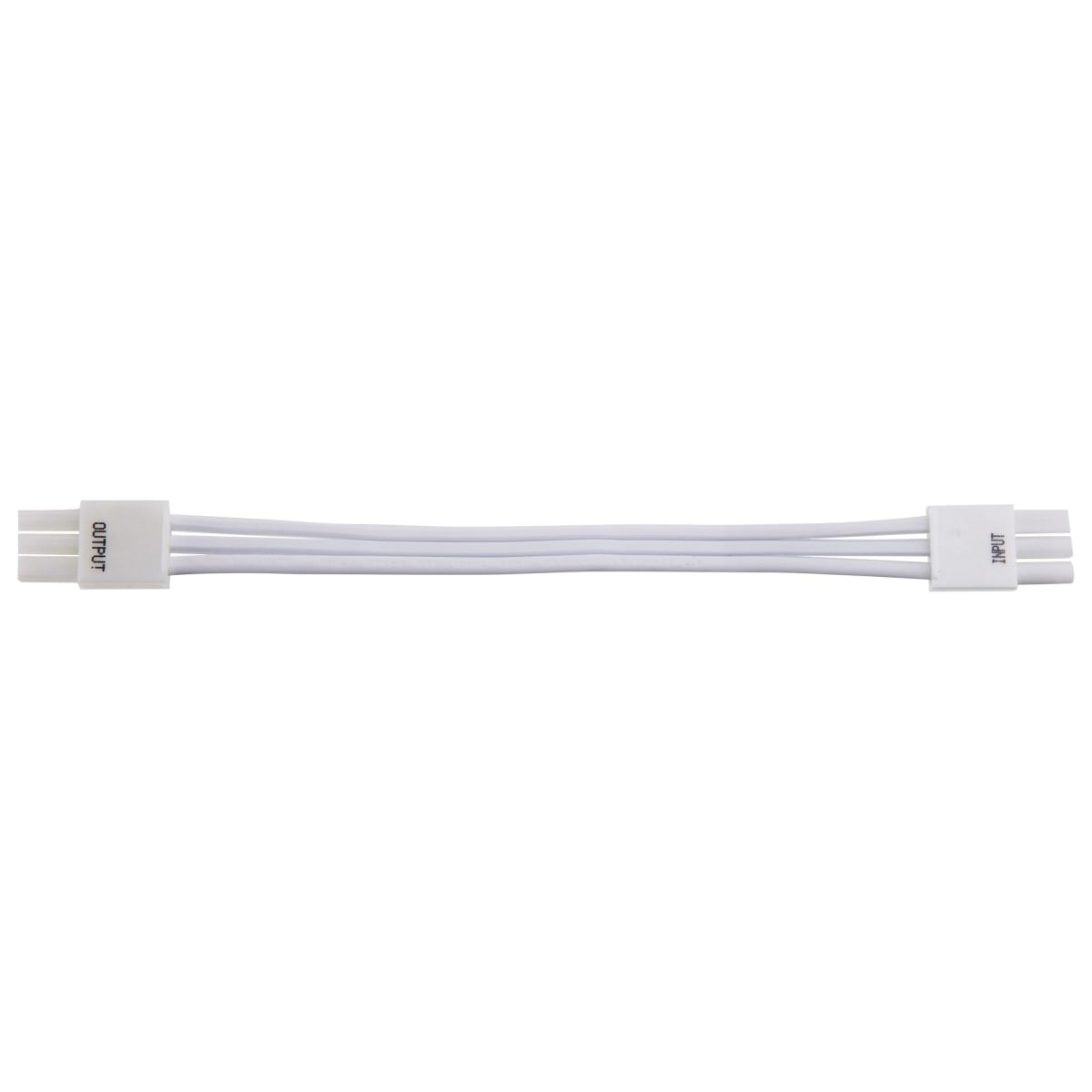 6 in Under Cabinet Linkable Cable, Nuvo Lighting, White - 2