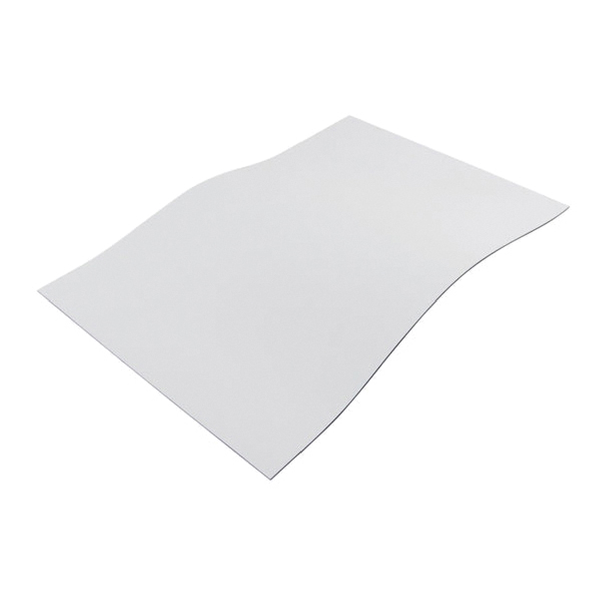 Magnet Source 07027 Flexible Magnetic Sheet, 8 in L, 5 in W, 0.02 in Thick, Vinyl, White