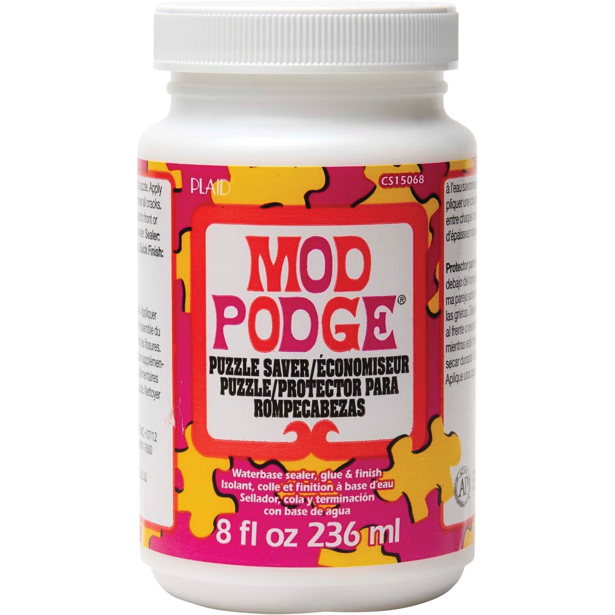 Mod Podge CS15068 Puzzle Saver Glue, Sealer and Finish, 8 oz Bottle