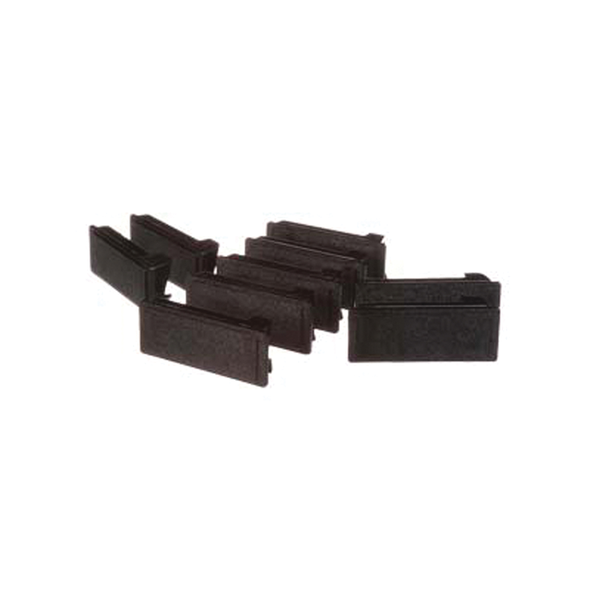Siemens QF3 Filler Plate, 12.9 in L, 5.2 in W, Plastic, Black, For: QP/BQ/ED2 Loadcenters