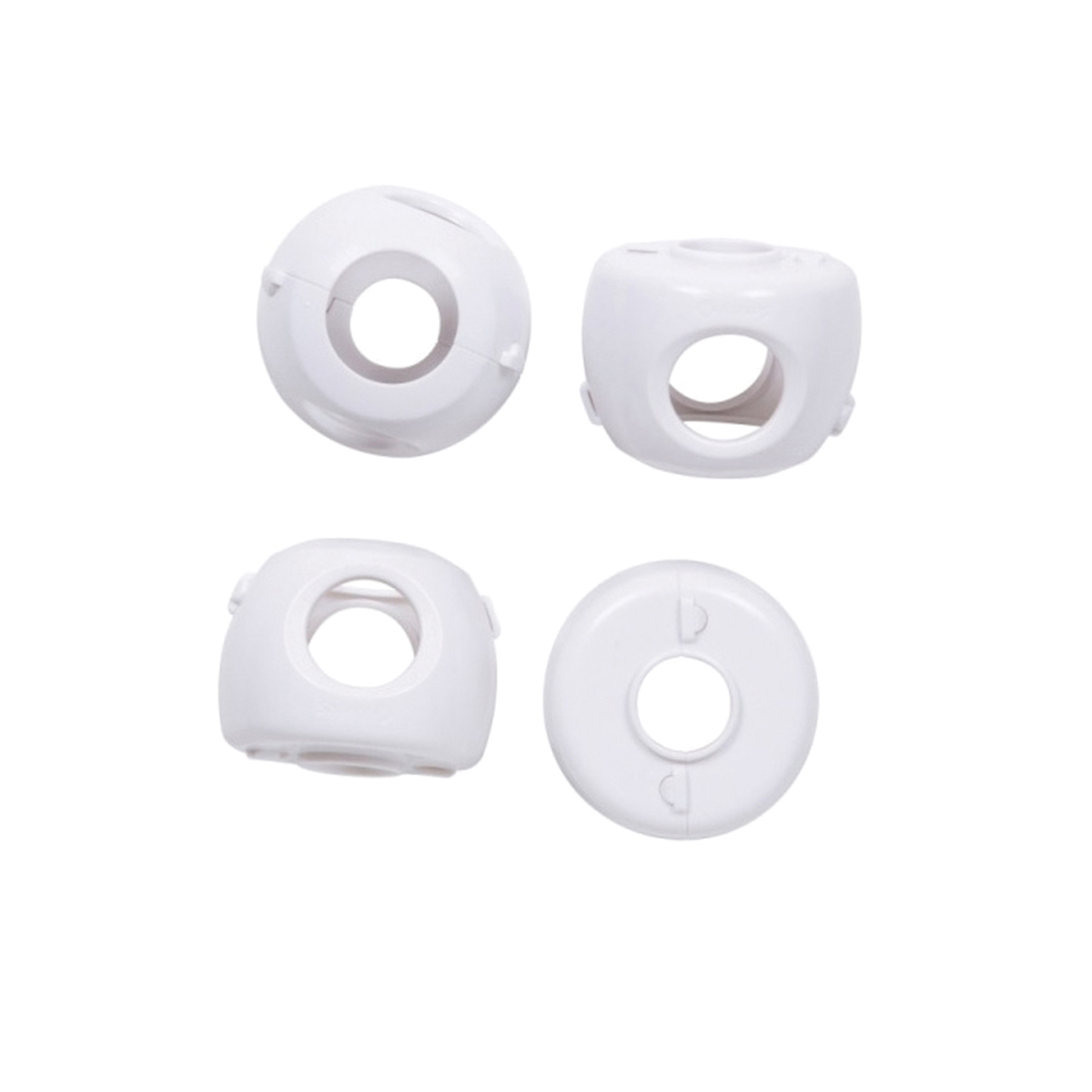 HS326 Parent Grip Door Knob Cover, Polypropylene, White, 4/PK