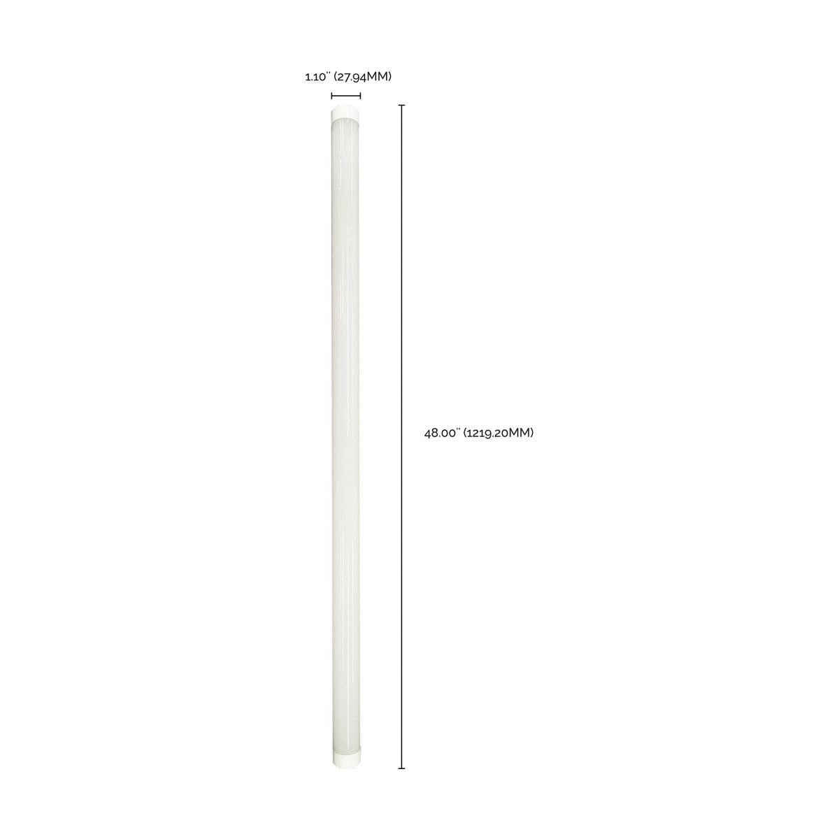 Satco S49936 LED Bulb Lamp, Linear, 1800 Lumens, 11 W, T8 Lamp, 150 W Equivalent, G13 Medium Bi-Pin Lamp Base, 1 BX