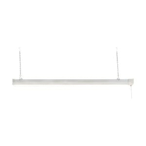 Nuvo Lighting 62-927 Shop Light with Pull Chain, 120 V, 34 W, LED Lamp, 3000 Lumens Lumens, 4000 K Color Temp, White