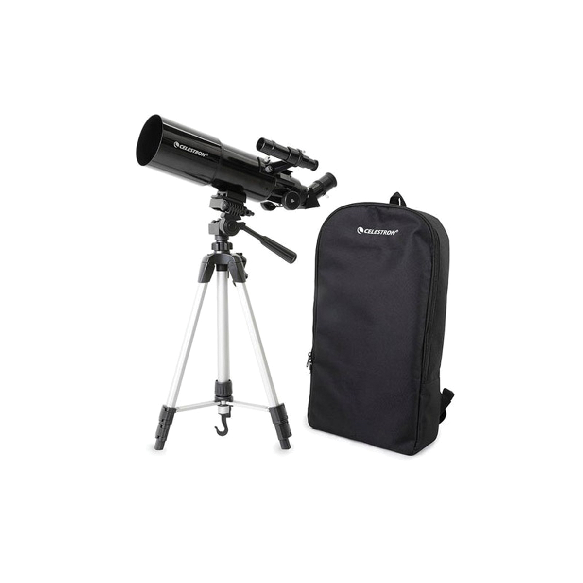 CELESTRON Travel Scope 80 Series 22030 Telescope with Smartphone Adapter, 3.1 in Aperture, 15.74 in L Focal - 4