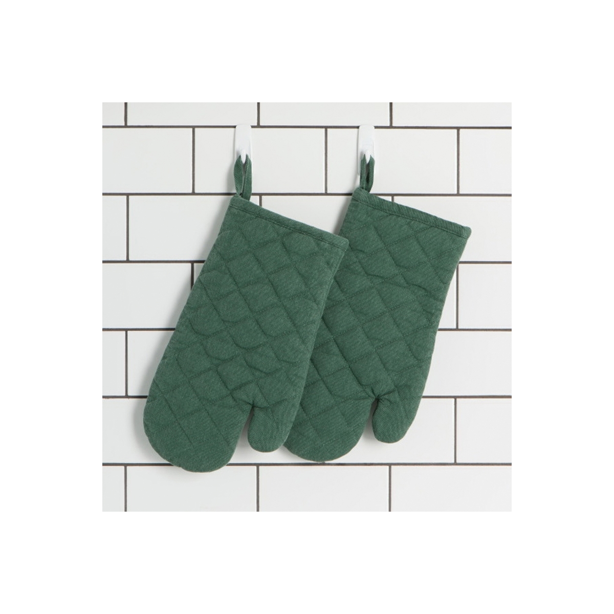 oven mitt, jade