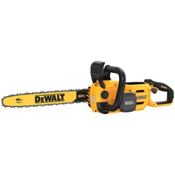 DeWALT DCCS672X1 Brushless Cordless Chainsaw Kit, Battery Included, 3 Ah, 60 V, Lithium-Ion, 17 in Cutting Capacity