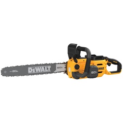 DCCS677Y1 Brushless Cordless Chainsaw Kit, Battery Included, 4 Ah, 60 V, Lithium-Ion, 17 in Cutting Capacity