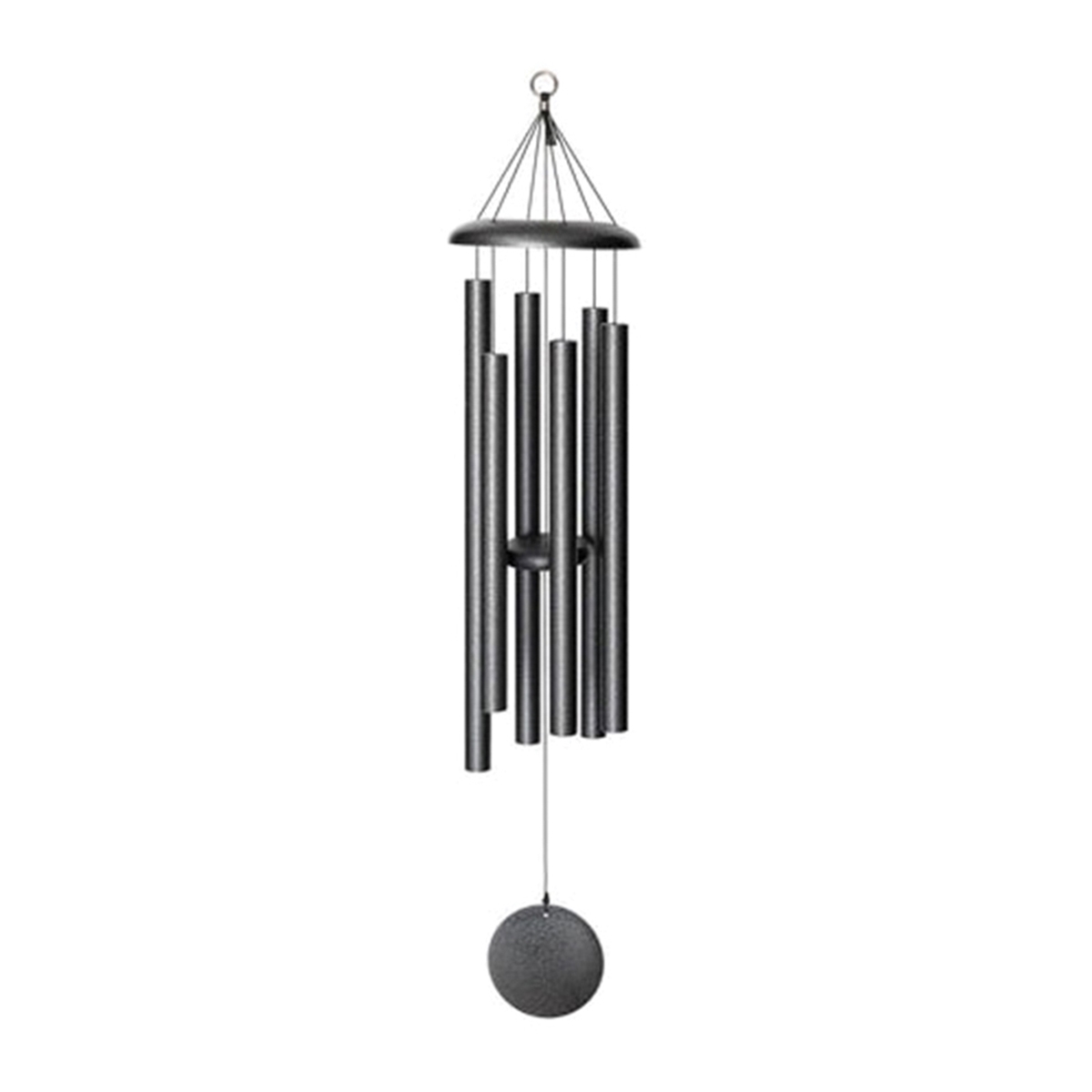 Wind River Chimes Corinthian Bells Series T406SV Wind Chime, 44 in L x 9 in H x 9 in W Dimensions, Aluminum/Nylon