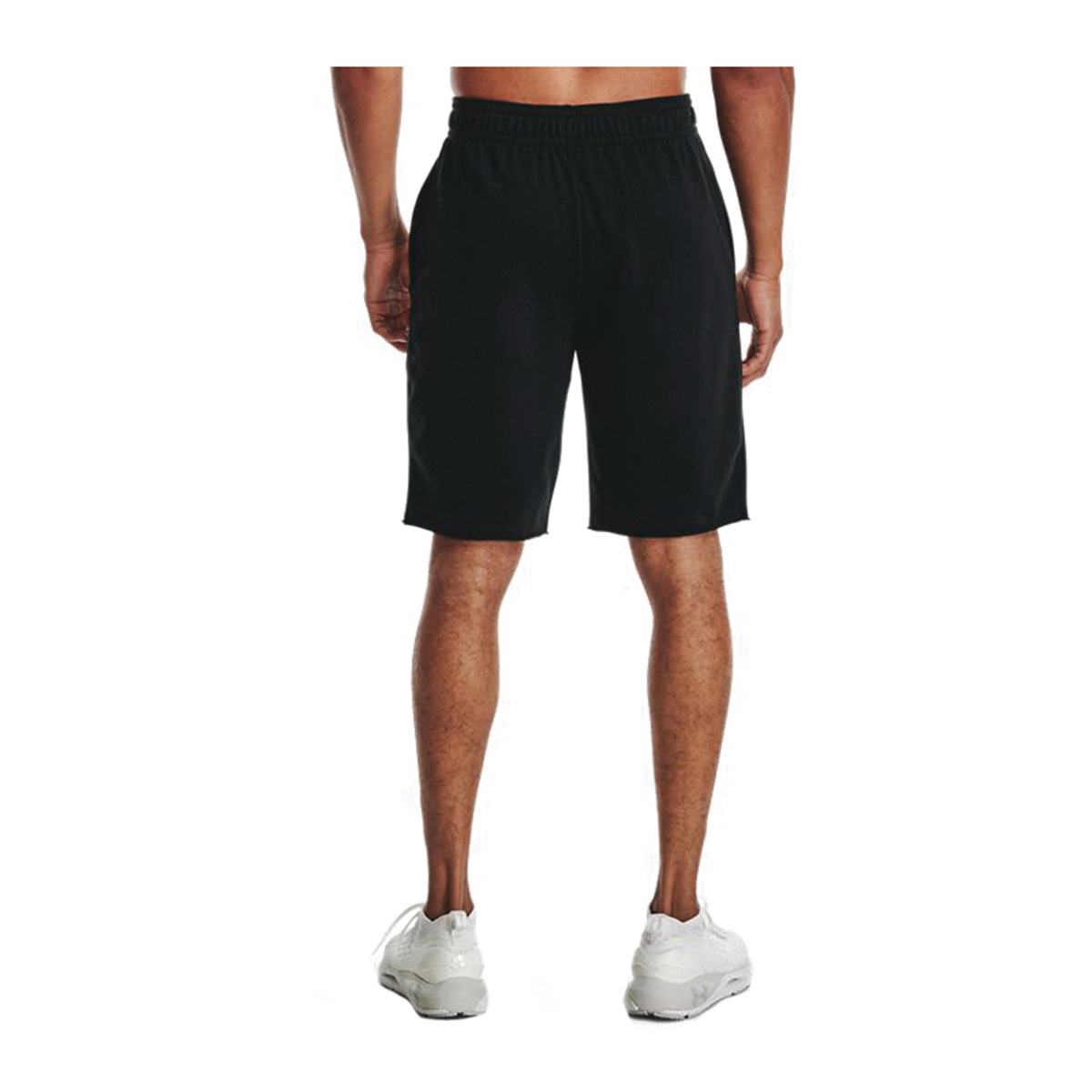 Under Armour Rival Terry Series 1361631-001-XL Shorts, XL, Cotton/Polyester, Black/Onyx White, Streamlined, Regular - 2