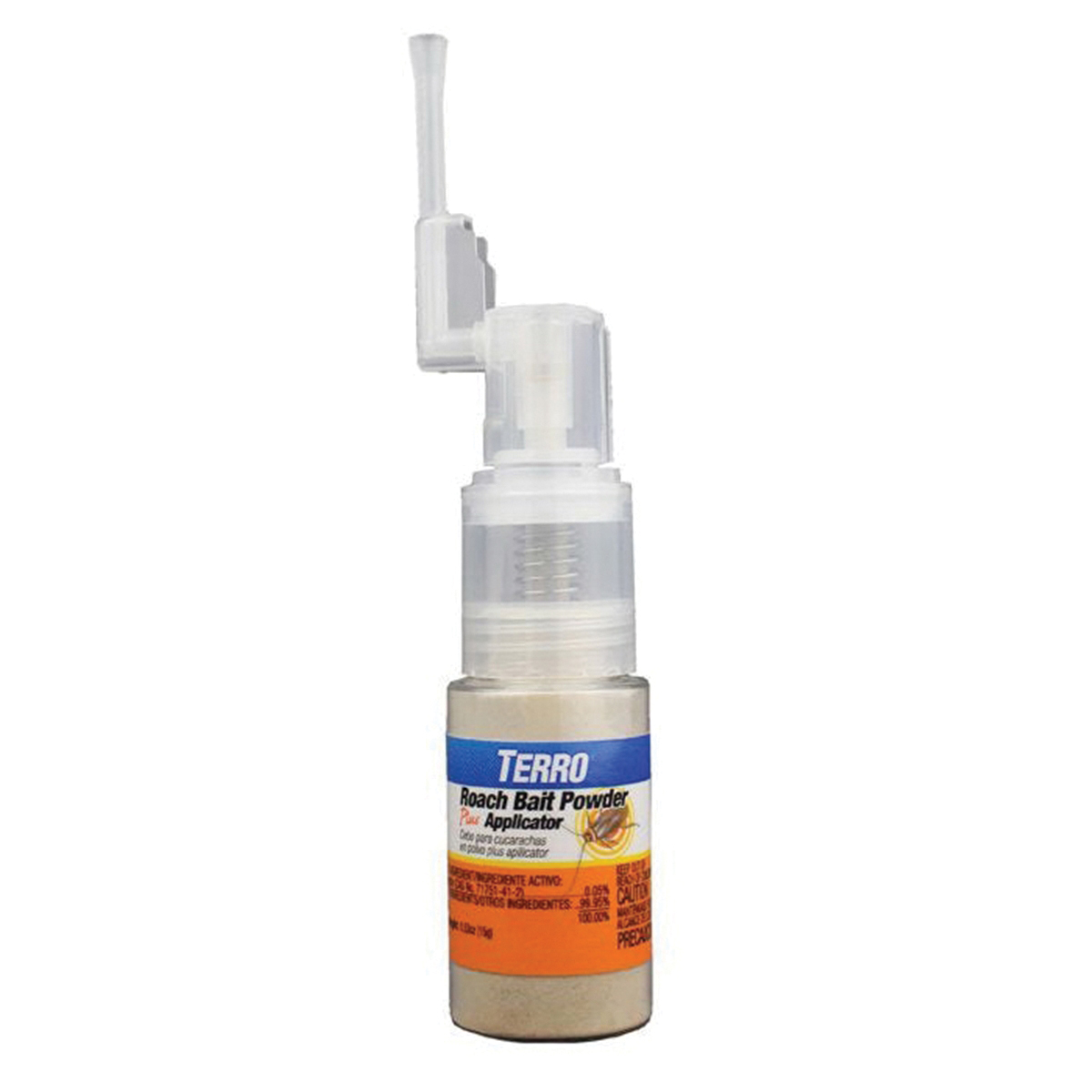 T530 Roach Powder Plus Applicator, Powder, Squeeze Application, Indoor, Outdoor, 0.53 oz, Tube