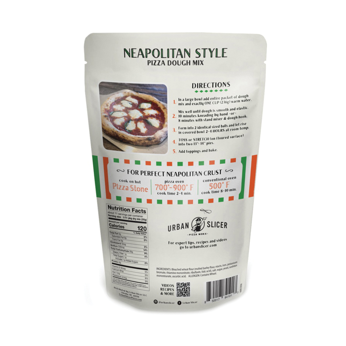 Urban Slicer Pizza Worx NSPIZZADOUGH Neapolitan Style Pizza Dough, 13.4 oz, Pack - 2