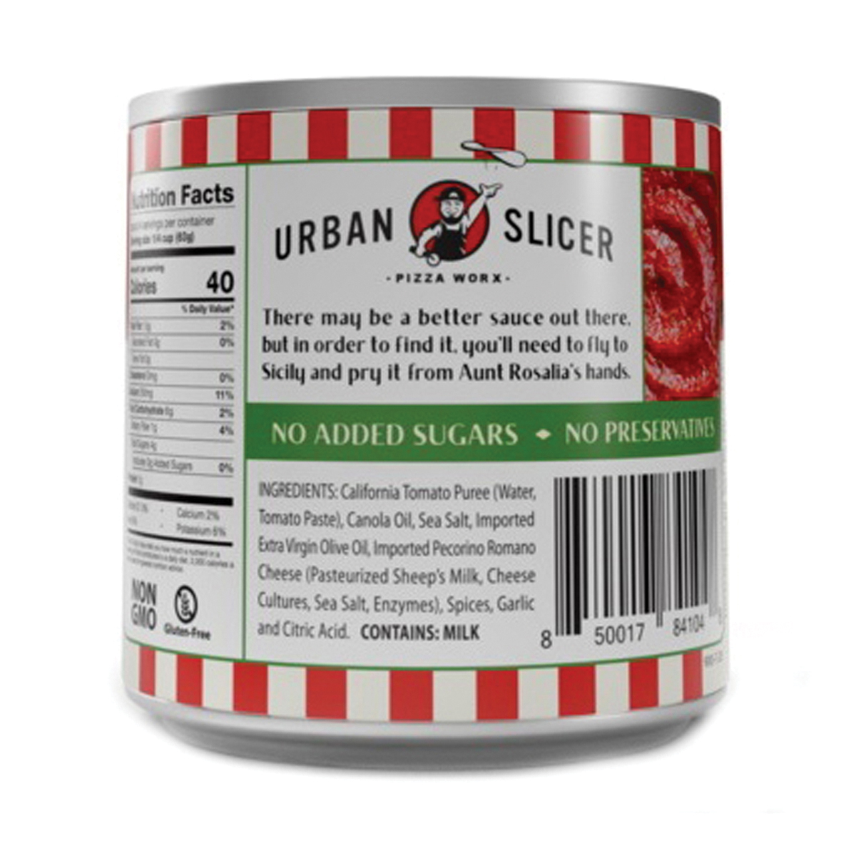 Urban Slicer Pizza Worx PIZZASAUCE Sauce, 8 oz Can - 2