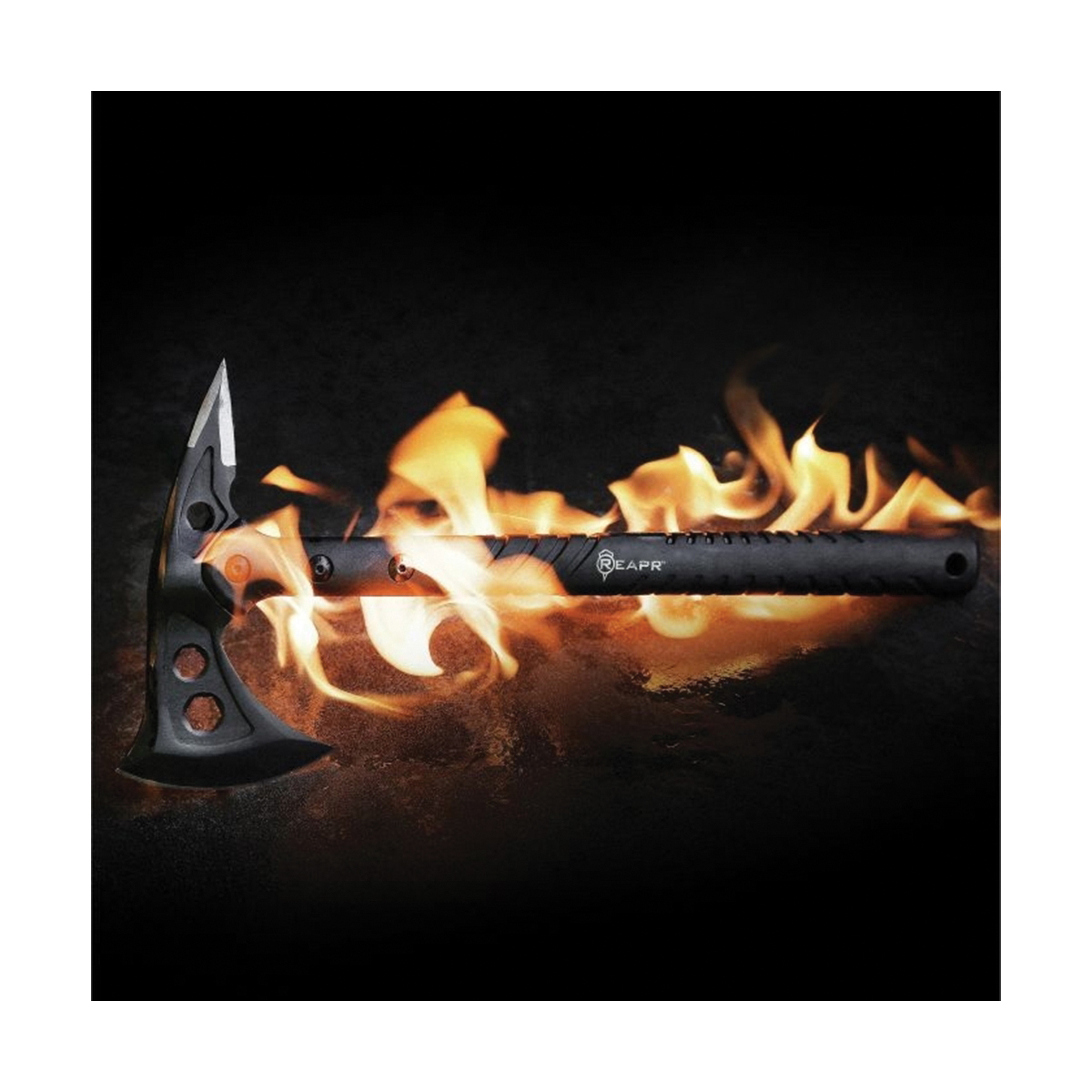 Reapr 11000 TAC Hawk Axe, Stainless Steel Blade, Nylon-Filled Fiberglass Handle, Comfort Grip Handle, 15-3/4 in L - 5