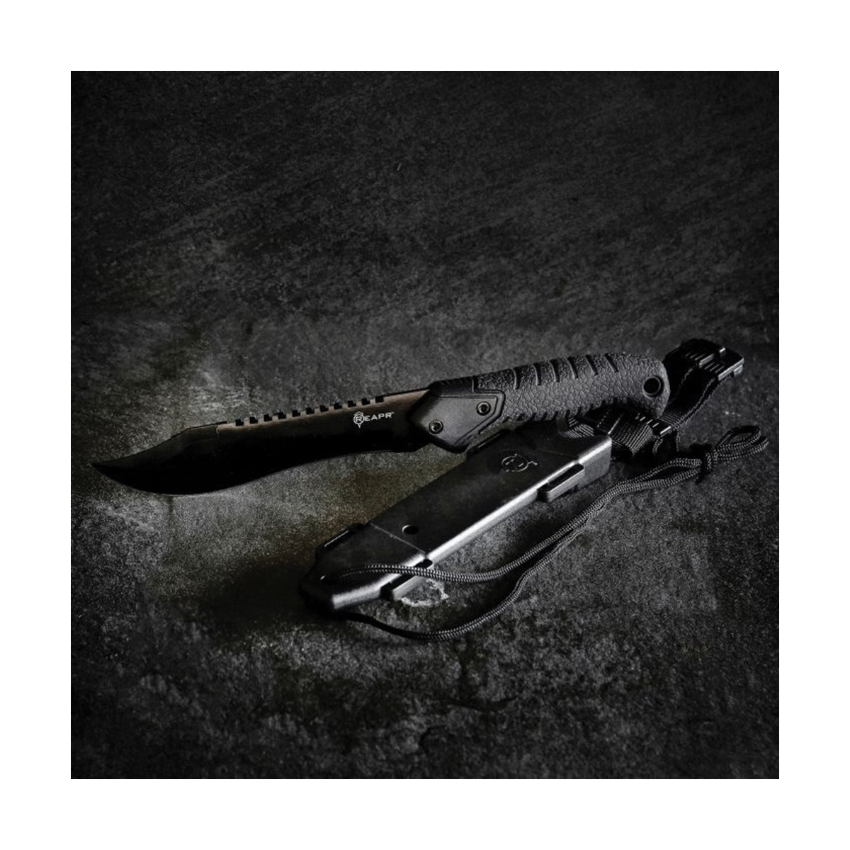 Reapr 11001 Bowie Knife, 7 in L Blade, Stainless Steel Blade, TPR Handle, Hi-Grip Handle, 13 in OAL - 3
