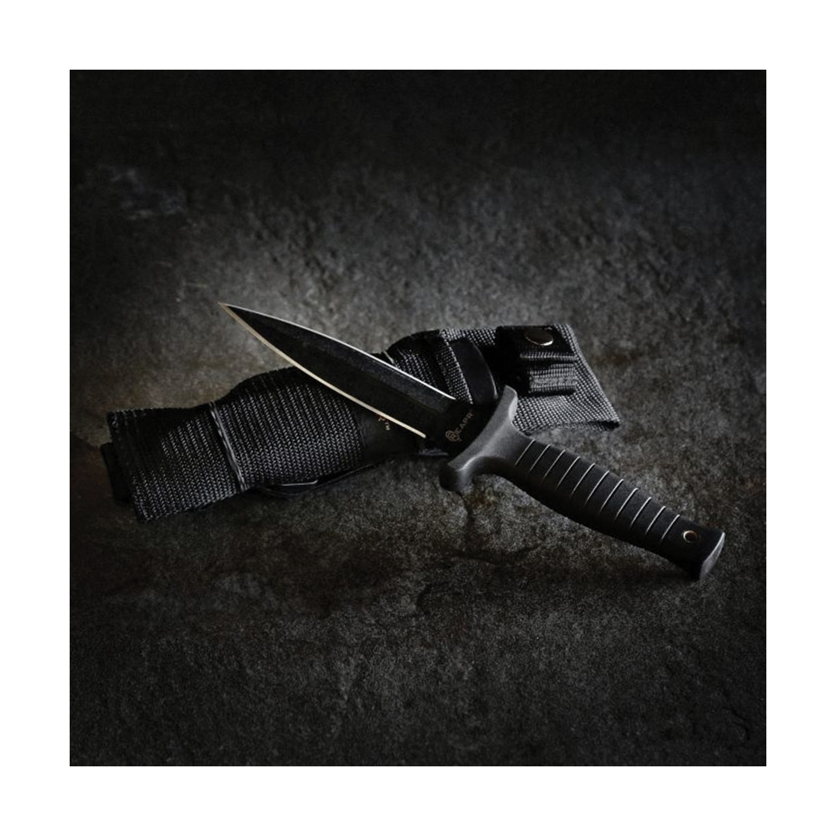 Reapr 11002 Boot Knife, 4-3/4 in L Blade, Stainless Steel Blade, TPR Handle, Hi-Grip Handle, 9 in OAL - 2