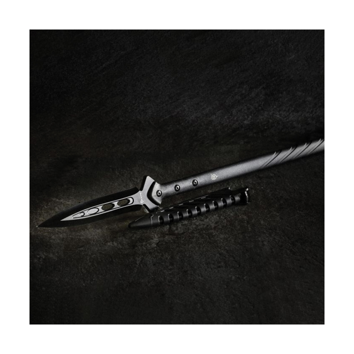 Reapr 11003 Survival Spear, 8-1/8 in L Blade, Stainless Steel Blade, TPR Handle, Grooved Handle, 44 in OAL - 3
