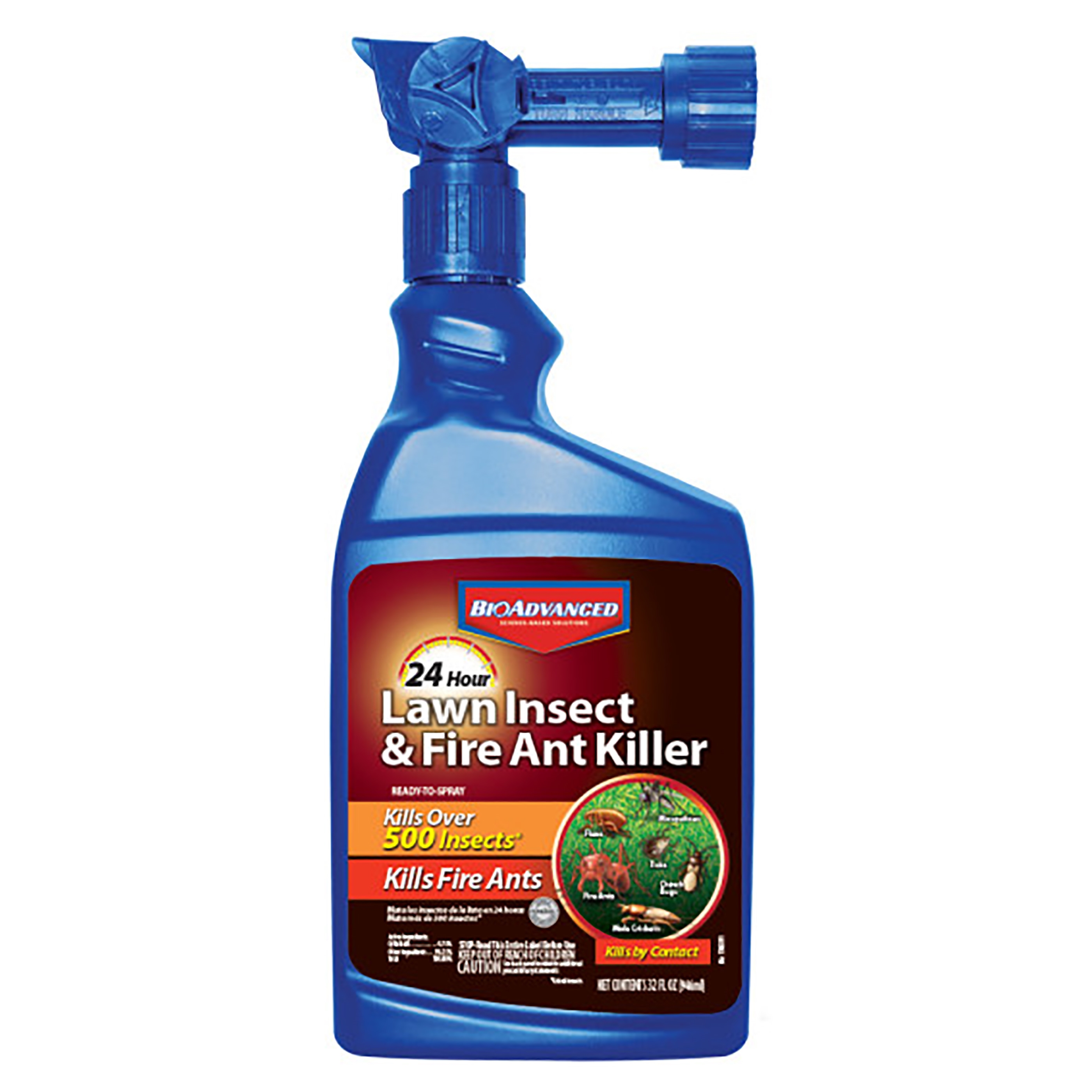700790A RTU Lawn Insect and Fire Ant Killer, Liquid, Spray Application, Outdoor, 32 oz Bottle